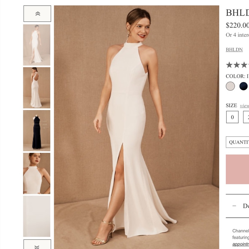 NWT BHLDN Montreal Wedding Dress in Ivory Z417-1 - Picture 2 of 7
